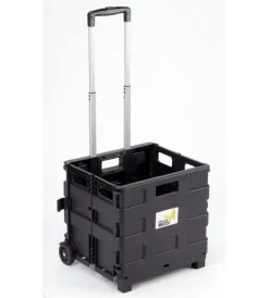 Carrello trasporto con cassa pieghevole portata 25 kg essenza 38x33x87 cm Attrezzatura Giardinaggio