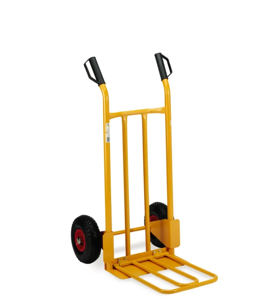 Attrezzatura Giardinaggio|Carrello trasporto essenza in acciaio portata 300 kg 56x46x110 cm