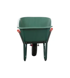 EuroGarden Attrezzatura Giardinaggio|Carriola da giardino con vasca in pvc da 100 litri e telaio in acciaio