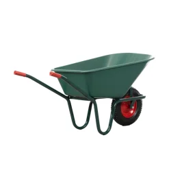 EuroGarden Attrezzatura Giardinaggio|Carriola da giardino con vasca in pvc da 100 litri e telaio in acciaio