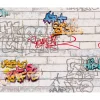 Decorazione Pareti- Carta da parati parato carta muro graffiti