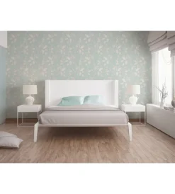 Decorazione Pareti- Carta da parati parato espanso tnt ramage celeste