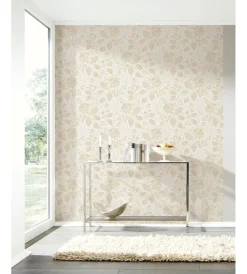 Decorazione Pareti|Carta da parati parato espanso tnt ramage beige