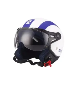 Sparco Moto|Casco moto "sp501" bianco/blu, tg xl