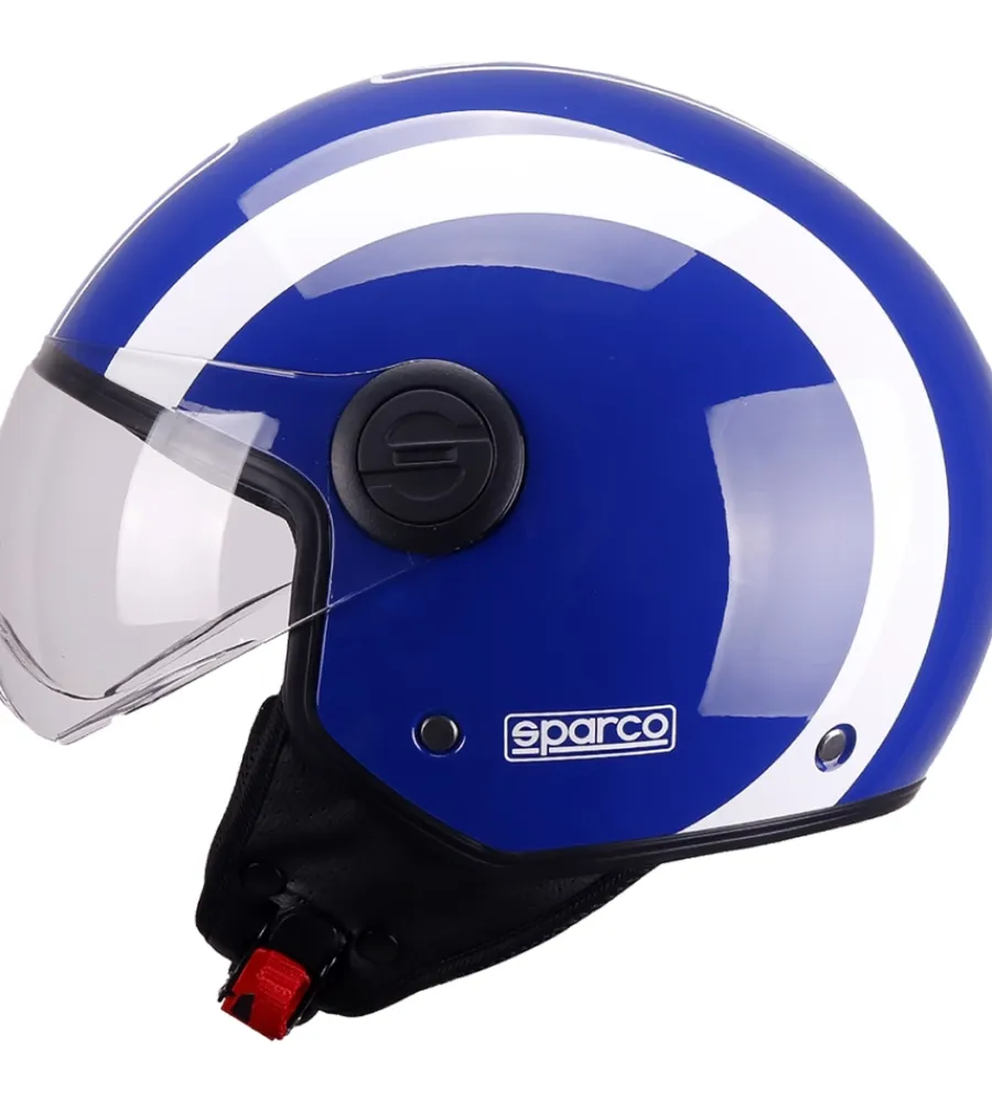 Discount Casco moto sp601 blu/bianco tg.m Moto
