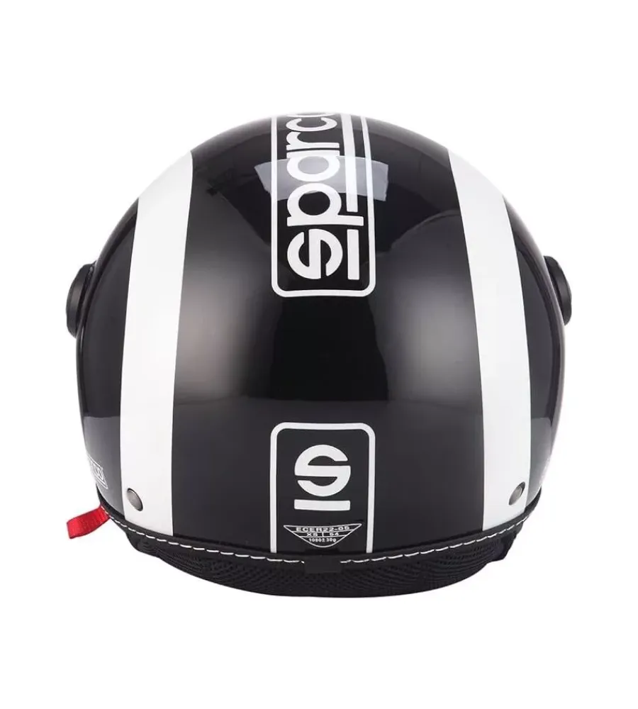 Clearance Casco moto "sp501" nero/bianco, tg xl Moto