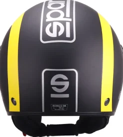 Moto-Sparco Casco moto sp601 nero/giallo tg.l