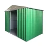 Domus Casette Da Giardino|Casetta da esterno in lamiera zincata "m" verde con porte scorrevoli 187x173x194 cm