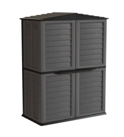 Casetta da esterno in resina "garden shed" antracite 151x83x198 cm Casette Da Giardino