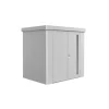Casette Da Giardino-Biohort Casetta da giardino "neo 1b" in acciaio zincato colore argento metallizzato con porta battente doppio 236x180x222 cm - cod. 81060