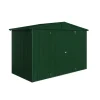 Biohort Casette Da Giardino|Casetta da giardino "europa  4a" in acciaio zincato colore verde scuro 316x156x209 cm