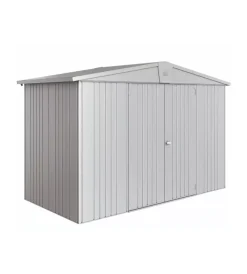 Biohort Casette Da Giardino|Casetta da giardino "europa  4a" in acciaio zincato colore argento metallizzato 316x156x209 cm