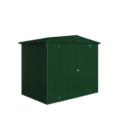 New Casetta da giardino "europa 3" in acciaio zincato colore verde scuro 244x156x203 cm Casette Da Giardino