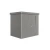 Casette Da Giardino-Biohort Casetta da giardino "neo 1b" in acciaio zincato colore grigio quarzo metallizzato con porta battente semplice 236x180x222 cm - cod. 87029