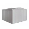 Online Casetta da giardino "europa  7" in acciaio zincato colore argento metallizzato 316x300x209 cm Casette Da Giardino
