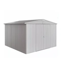 Online Casetta da giardino "europa ย 7" in acciaio zincato colore argento metallizzato 316x300x209 cm Casette Da Giardino