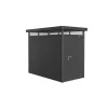Best Casetta da giardino "highline hs" in acciaio zincato colore grigio scuro metallizzato con porta battente semplice 155x275x222 cm - cod. 84010 Casette Da Giardino