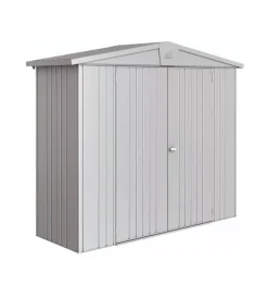 Biohort Casette Da Giardino|Casetta da giardino "europa  2a" in acciaio zincato colore argento metallizzato 244x84x203 cm
