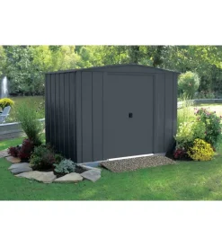 Sale Casetta da giardino "spacemaker apex" in acciaio zincato antracite 253x181x190 cm Casette Da Giardino