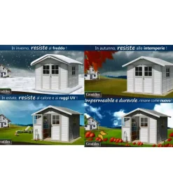 Online Casetta da giardino in pvc