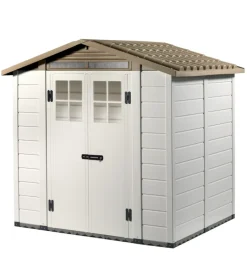 New Casetta da giardino in pvc "tuscany evo 200" l.220 x p.181 x h.216 Casette Da Giardino