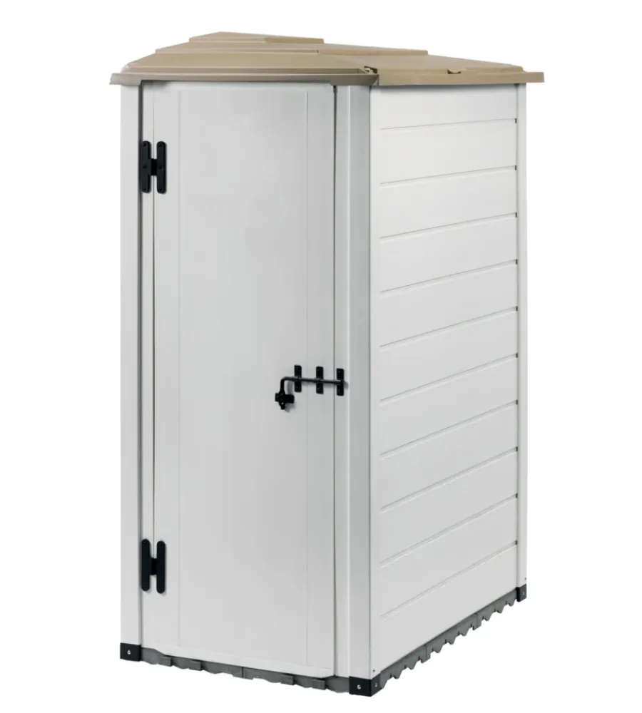 Casette Da Giardino-Garofalo Casetta da giardino in pvc "tuscany evo 100 reverso" l.139 x p.95 x h.201
