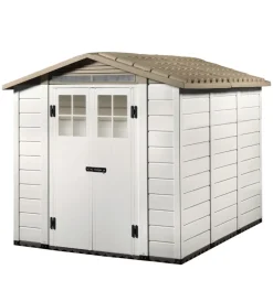 Garofalo Casette Da Giardino|Casetta da giardino in pvc "tuscany evo 240" l.229 x p.262 x h.220