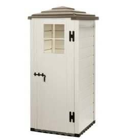 Sale Casetta da giardino in pvc "tuscany 80 pag." l.96,5 x p.96,5 x h.203 Casette Da Giardino