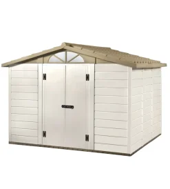 Garofalo Casette Da Giardino|Casetta da giardino in pvc "tuscany 280" l.309 x p.261 x h.225 cm