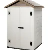 Garofalo Casette Da Giardino|Casetta da giardino in pvc "tuscany 120.2p" l.137 x p.144 x h.214