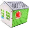 Giochi E Casette Bimbo- Casetta da giardino per bambini elica garden "village" in plastica multicolor 140x108x115 cm