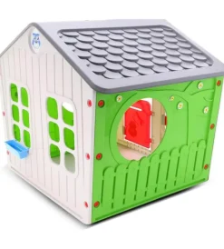 Giochi E Casette Bimbo- Casetta da giardino per bambini elica garden "village" in plastica multicolor 140x108x115 cm