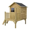 Casetta da giardino per bambini in legno "tomek" 174x123x212 cm Casette Da Giardino