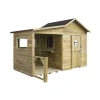 Casette Da Giardino-Domus Casetta da giardino per bambini in legno "ela" 240x125x173 cm
