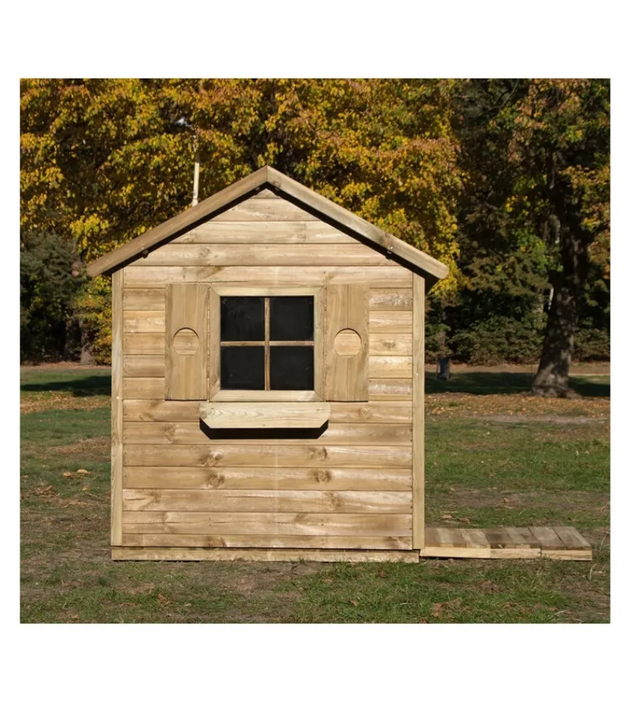 Casette Da Giardino-Domus Casetta da giardino per bambini in legno "mattia" 161x127x158 cm