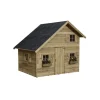 Casette Da Giardino-Domus Casetta da giardino per bambini in legno "clarissa" 223x250x230 cm