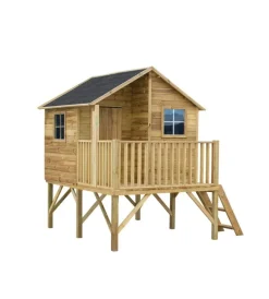 Clearance Casetta da giardino per bambini "leonardo" in legno 175x226x250,5 cm Casette Da Giardino