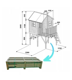 Clearance Casetta da giardino per bambini