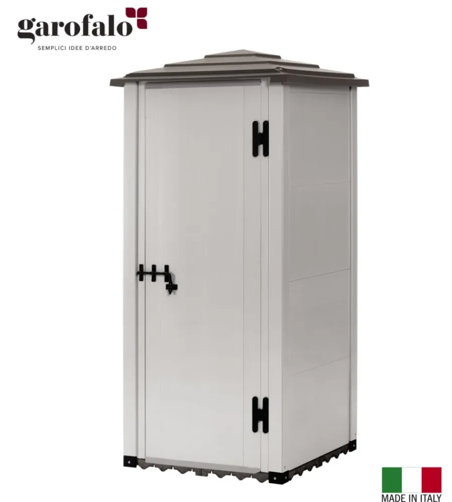 Garofalo Casette Da Giardino|Casetta da giardino urban 80 pagoda, 90x90x198 cm -