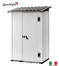 Garofalo Casette Da Giardino|Casetta da giardino urban 100 1 porta decentrata, 139x95x201 cm -