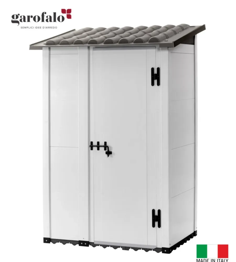Garofalo Casette Da Giardino|Casetta da giardino urban 100 1 porta decentrata, 139x95x201 cm -