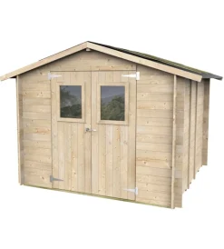 Alce Casette Da Giardino|Casetta in legno da giardino "hobby" in abete 248x248x217 cm