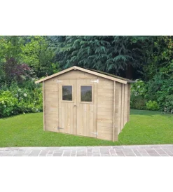 Alce Casette Da Giardino|Casetta in legno da giardino "hobby" in abete 248x248x217 cm