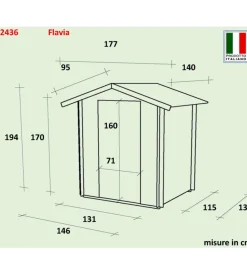 Sale Casetta in legno da giardino