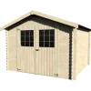Casetta in legno da giardino decor et jardin "flodovrak" in abete bianco nordico 317x313x232 cm Casette Da Giardino
