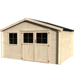 Clearance Casetta in legno da giardino decor et jardin "torcal" in abete bianco nordico 430x302x247 cm Casette Da Giardino