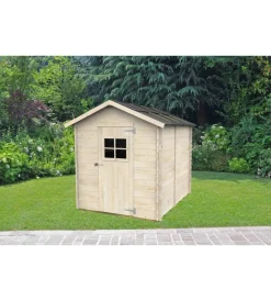 Alce Casette Da Giardino|Casetta in legno da giardino "gaeta" in abete 178x218x205 cm