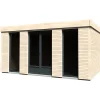 Casette Da Giardino-DÉCOR ET JARDIN Casetta in legno da giardino prefabbricata decor et jardin "decor home 15mq" in abete bianco nordico 497x365x250 cm