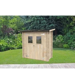 Alce Casette Da Giardino|Casetta in legno da giardino "hobby" in abete 198x98x197 cm