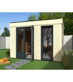 Casette Da Giardino-DÉCOR ET JARDIN Casetta in legno da giardino prefabbricata decor et jardin "decor home 9mq" in abete bianco nordico 365x299x250 cm